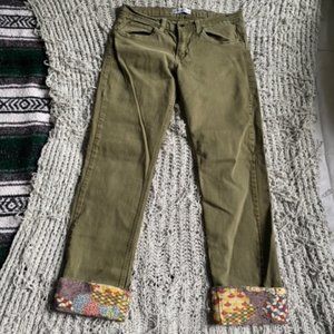 Green Rustic Dime Denim Jean